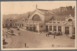 CPA CARTE POSTALE BELGIQUE LIEGE GARE DES GUILLEMINS 1936 - Autres & Non Classés