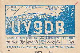 AK 213278 QSL - USSR - Serov - Amateurfunk