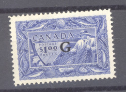 Canada  -  Service  :  Yv  27  * - Overprinted