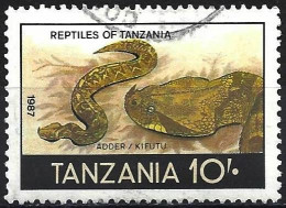 Tanzania 1987 - Mi 406 - YT 327 ( Snake : Adder ) - Tanzanie (1964-...)