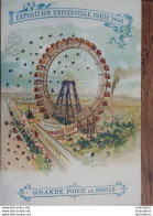 PARIS EXPOSITION UNIVERSELLE 1900 LA GRANDE ROUE AVEC STRASS  CACHET B X F  CONCESSIONNAIRES - Tentoonstellingen