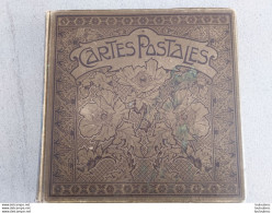 ALBUM ANCIEN POUR CARTES POSTALES ANCIENNES - DECOR PAVOTS, ART NOUVEAU  CONTENANCE  400 CPA ENVIRON - Ohne Zuordnung