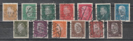 1926 - REICH   Mi No 410/422 - Used Stamps