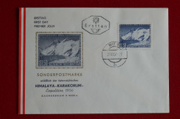 1957 Austria Gasherbrum II Fdc Himalaya Mountainering Alpinisme Escalade Montagne - Arrampicata