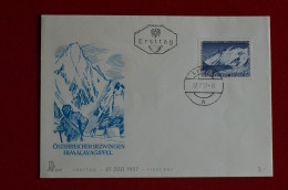 1957 Austria Gasherbrum II Fdc Himalaya Mountainering Alpinisme Escalade Montagne - Climbing