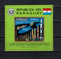 Paraguay 1970 Space, Rockets S/s MNH -scarce- - América Del Sur