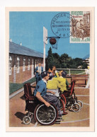 Handisport Basket Fauteuil 1964 Reclassement Professionnel Des Paralysés Handicap Mobilité Réduite - Handicap