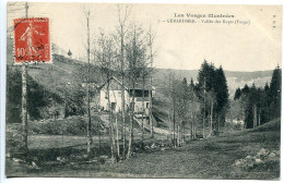 CPA Voyagé 1908 * GERARDMER Vallée Des Rupts Forge - Collection Lessive VELLEXON Haute Saône - Gerardmer