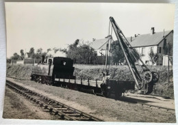 Photo Ancienne - Snapshot - Train - Locomotive - MUR DE BRETAGNE - Ferroviaire - Chemin De Fer - RB - Grue - Treinen