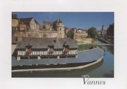 VANNES, LES VIEUX LAVOIRS,  LA TOUR DU CONNETABLE ET L EGLISE ST PATERN COULEUR REF 16603 - Vannes