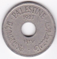 Palestine Sous Mandat Britannique, 10 Mils 1927 , En Cupronickel , KM# 4 - Israel