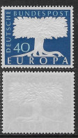 Germania Germany 1957 BRD EUROPA  Mi N.269 40pf MNH ** - Neufs