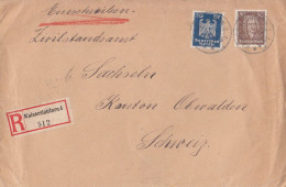 DR R-Brief Mif Minr.258,396 Kaiserslautern Gel. In Schweiz - Covers & Documents