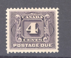 Canada  -  Taxe  :  Yv  4  *   Dentelé 12 - Postage Due