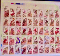 USA 1987 - 50 Timbres Neuf ** - Ucello Oiseau Bird Pájaro Vogel - Unused Stamps