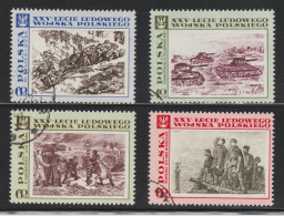 POLOGNE 1968   YT1726 à 1729 Obl. - Oblitérés