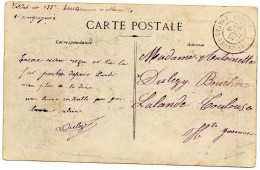 1914 ."BUREAU FRONTIERE". MARSEILLE (BOUCHES DU RHONE) - 1. Weltkrieg 1914-1918