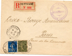 1917."ETABLISSEMENT MILITAIRE 1053".(ASSISTANCE AUX CONVALESCENTS).CHEVREUSE (SEINE ET OISE) - WW I