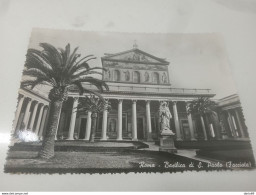 1952 CARTOLINA ROMA BASILICA DI S. PAOLO - Eglises