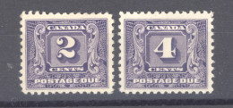 Canada  -  Taxe  :  Yv  7-8  *   Dentelé 11 - Port Dû (Taxe)