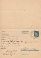 DR Ganzsache Minr.P177F/A Kleinwittenberg 31.8.28 Gel. Nach Trebitz - Cartas & Documentos