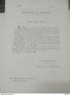 1846 BOLOGNA - OBBLICO DEI MEDICI DI CONDOTTA D' ISTRUIRE LE ASPIRANTI OSTETRICHE - Wetten & Decreten