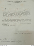 1847 BOLOGNA COMMISSIONE PROVINCIALE DI SANITA' - Documentos Históricos