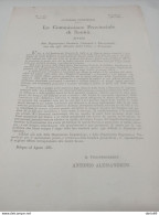 1836 BOLOGNA GOVERNO PONTIFICIO COMMISSIONE DI SANITA' - Documents Historiques