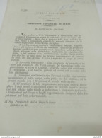 1850  BOLOGNA COMMISSIONE PROVINCIALE DI SANITA' RILASCIO PILLOLE VENEFICHE  PER I CANI VAGANTI - Decrees & Laws