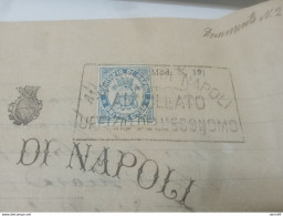 1890 NAPOLI - Erinnophilie