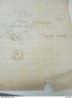 1870 MANIFESTO CON ANNULLO AGORDO BELLUNO - Poststempel
