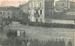 LUNEVILLE PLACE DE LA GARE LES TROUPES DEFILANT DEVANT LE CERCUEIL DE M LE GENERAL BENOIST - Luneville