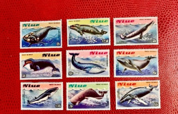 NIUE 1983 9v Neuf ** YT 388 / 396 Mi 502 / 510 Marine Mammals Whales Baleine - Baleines