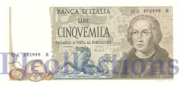 ITALIA - ITALY 5000 LIRE 1973 PICK 102b AU+ - 5000 Lire