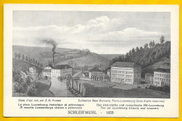CARTE POSTALE ANCIENNE VIEUX LUXEMBOURG HITORISQUE - SCHLEIFMUHL 1835 - Autres & Non Classés