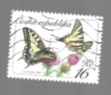 REP. CECA (CZECH REPUBLIC) - SG 836  - 2016 ANIMALS:  BUTTERFLY (PAPILIO MACHAON) -   USED  -   RIF. APP - Usados