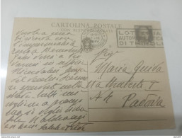 1938 CARTOLINA CON ANNULLO NAPOLI + TARGHETTA - Entiers Postaux