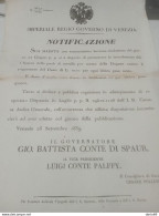 1839 VENEZIA - Decrees & Laws