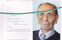 Alfons Geldhof-Blondeel-Dupon, Brugge 1917, 2019. Honderdjarige. Foto - Obituary Notices