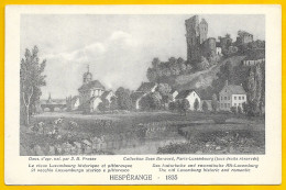 CARTE POSTALE ANCIENNE VIEUX LUXEMBOURG HITORISQUE - HESPERANGE 1835 - Andere & Zonder Classificatie