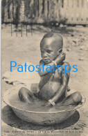 229512 AFRICA COSTUMES NATIVE THE TUB OF MAMMADOU KNOWN BOUT DE ZAN POSTAL POSTCARD - Ohne Zuordnung