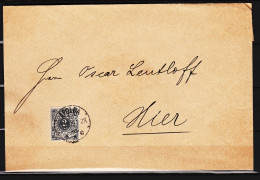 DR 1900,Mi. 52 Auf Brief Mit Stempel APOLDA Nach Hier(D3814) - Cartas & Documentos