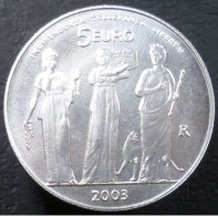 San Marino - 5 Euro 2003 - "Indipendenza - Tolleranza - Libertà" - KM# 452 - San Marino