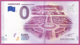 0-Euro XEPC 02 2018 HANNOVER - HERRENHÄUSER GÄRTEN - Private Proofs / Unofficial