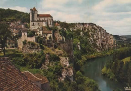 SAINT CIRQ LAPOPIE, VUE GENERALE COULEUR REF 16608 - Saint-Cirq-Lapopie