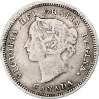 Canada, Victoria, 5 Cents, 1890, Heaton, Argent, TB+, KM:2 - Canada