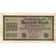 Allemagne, 1000 Mark, 1922-09-15, KM:76g, TTB - 1000 Mark