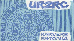 AK 213303 QSL - USSR - Estonia - Rakvere - Amateurfunk