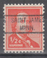 USA Precancel Vorausentwertungen Preo Locals Minnesota, Saint James 821 - Precancels