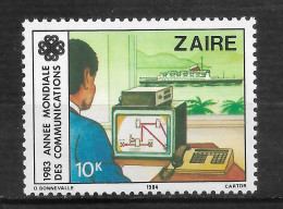 ZAÏRE     N°  1154 - Unused Stamps